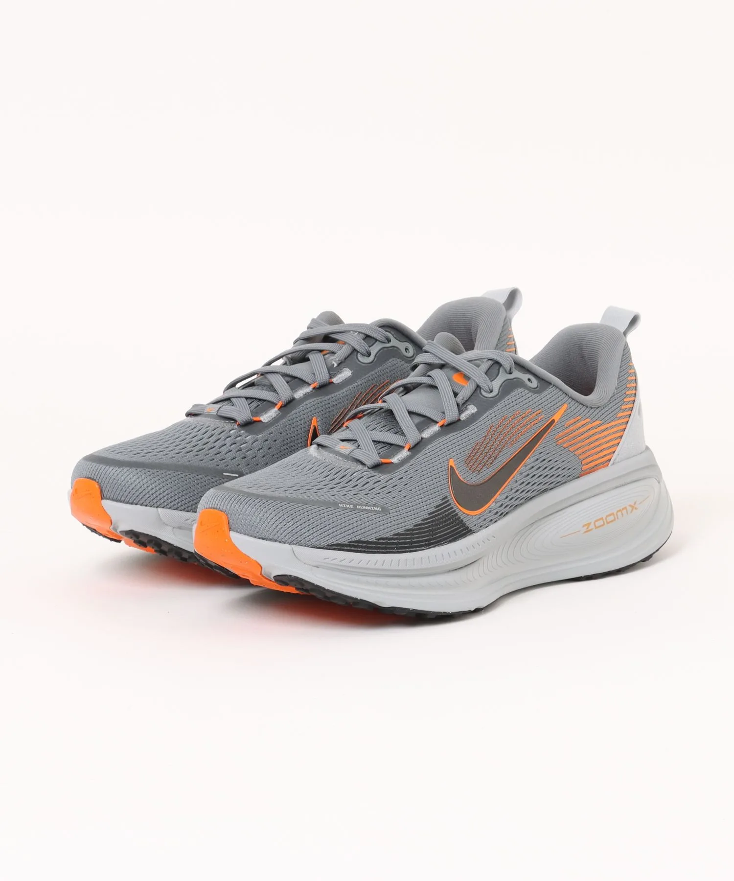 Мужские кроссовки для бега Nike Zoom Vomero 18 с технологией ReactX и ZoomX серые