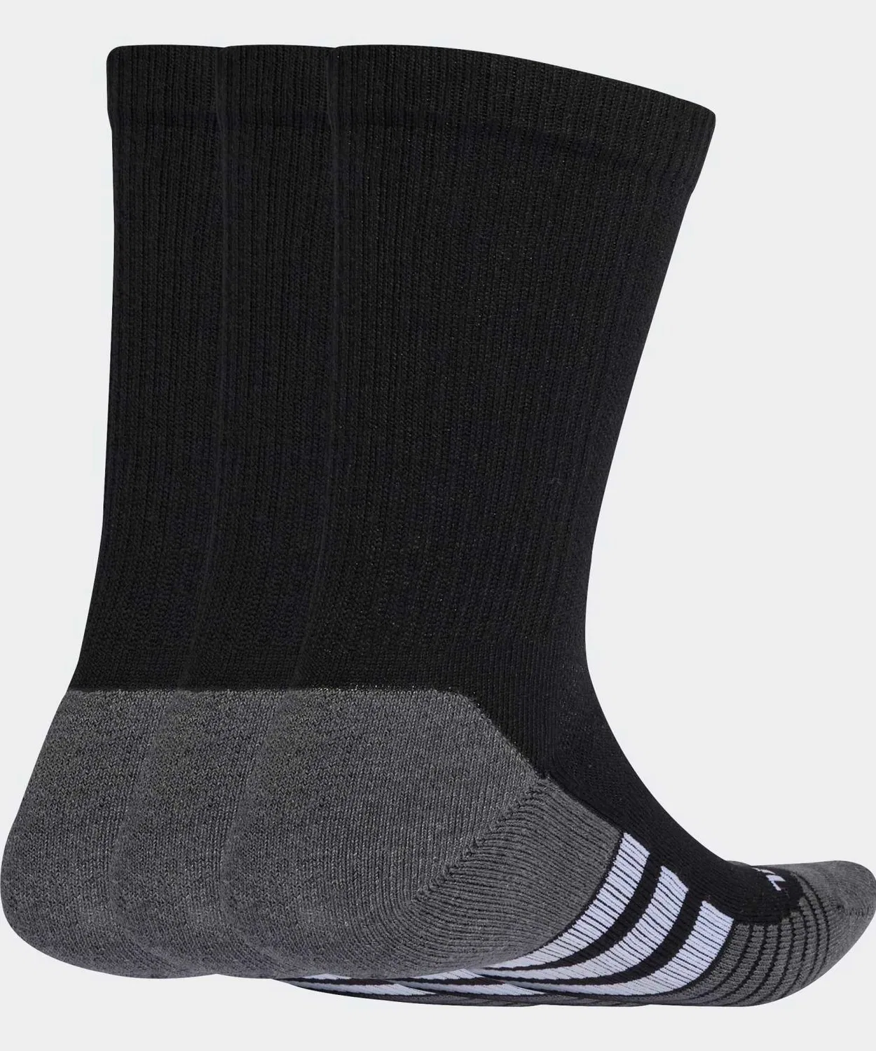 Носки спортивные Adidas Performance Climacool Cushion Crew 3 пары, черные — фото 2