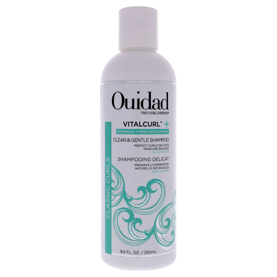 Шампунь VitalCurl Plus Clear and Gentle от Ouidad для унисекс - 8,5 унции