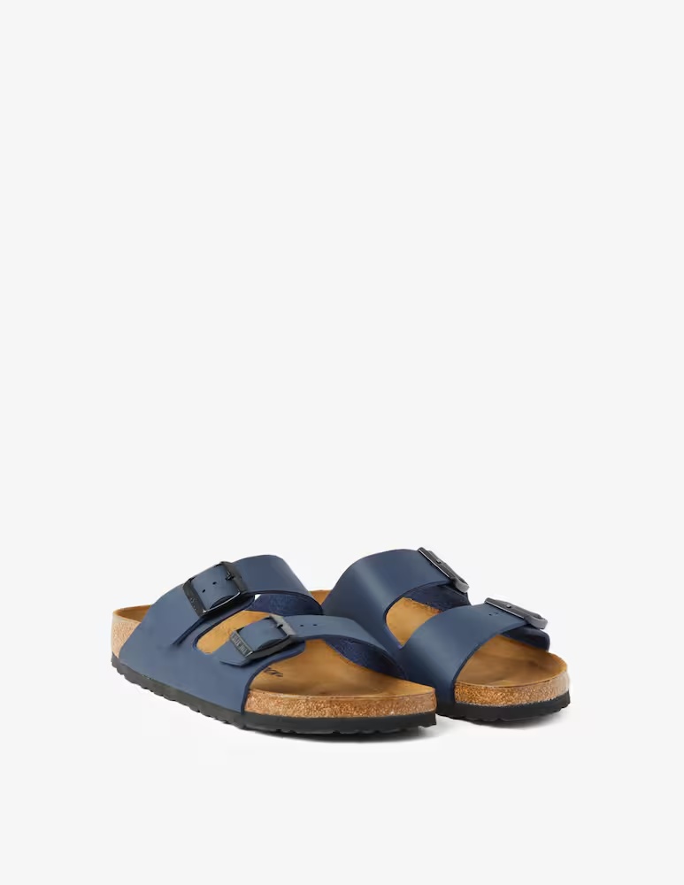 Сандалии Arizona на плоской подошве Birkenstock, синий — фото 2