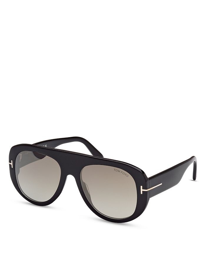 

Солнцезащитные очки Tom Ford Cecil Pilot, 55 мм, черный
