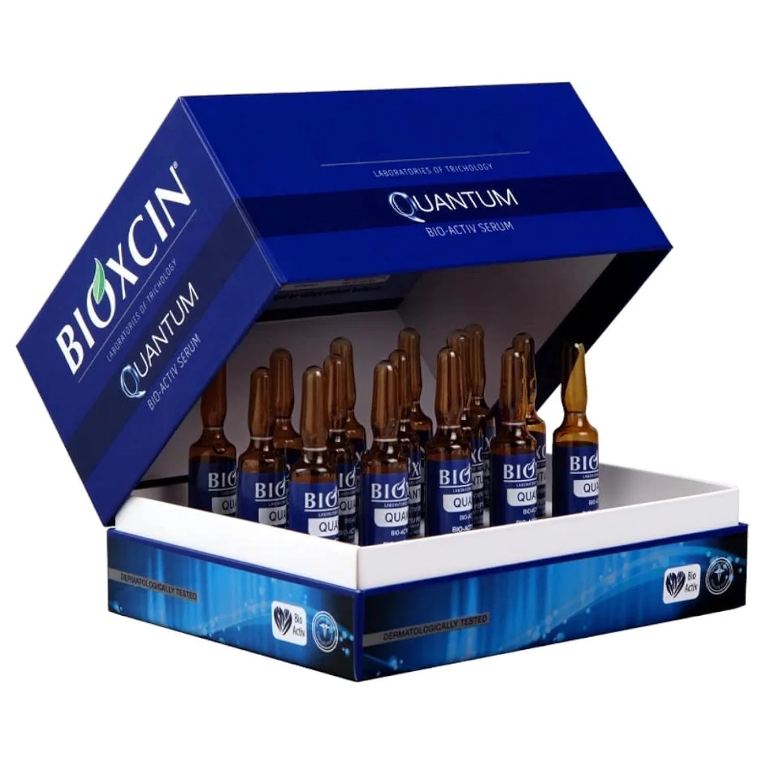 Сыворотка против выпадения волос Bioxcin Quantum Bio-Activ, 15 ампул по 6 мл Bioxcin