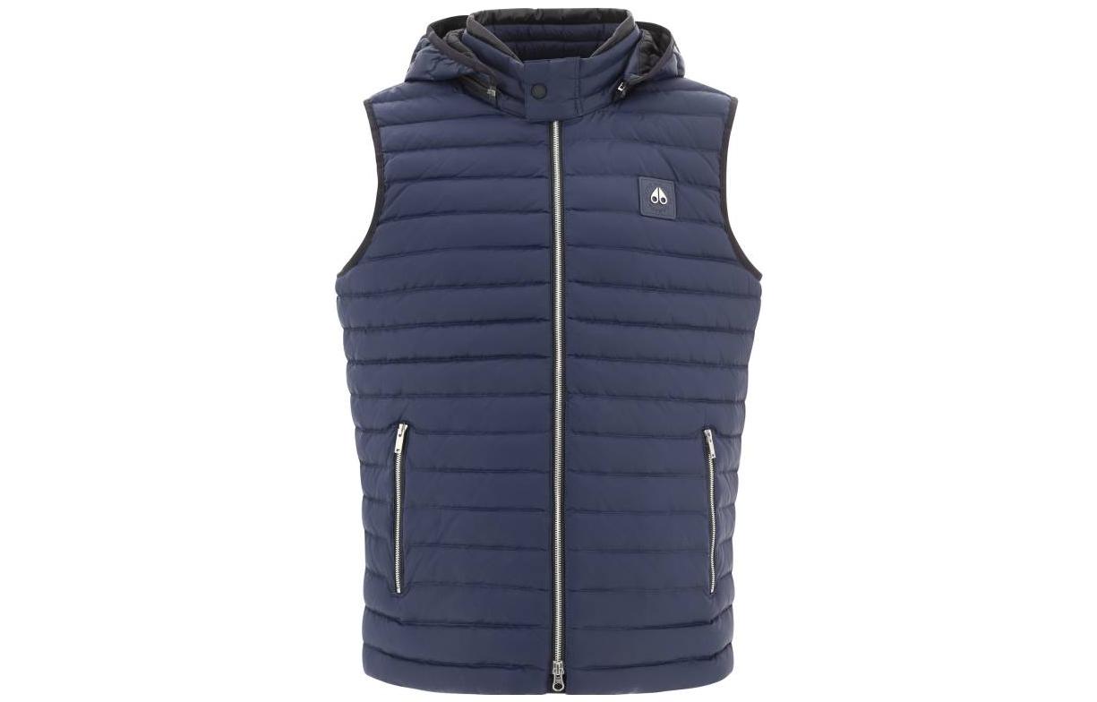 

Худи-жилет на молнии Moose Knuckles, синий