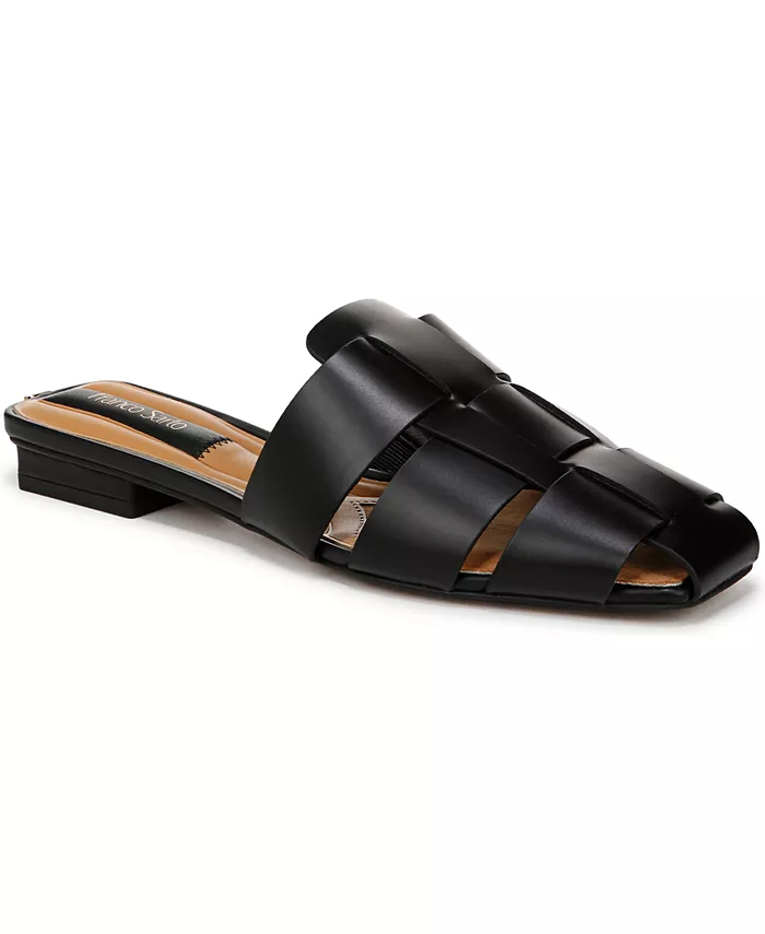 Женские мюли Tavana Fisherman с квадратным носком Franco Sarto, черный