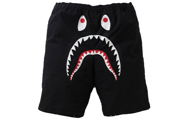 

Повседневные шорты Shark Series для мужчин, черные A Bathing Ape, черный