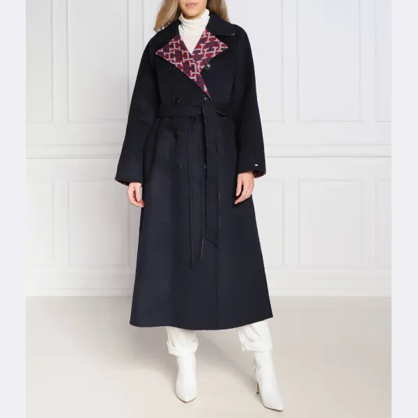 

Шерстяное пальто Tommy Hilfiger, синий