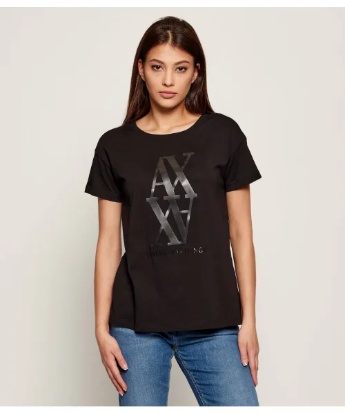 

Футболка Relaxed fit Armani Exchange, черный