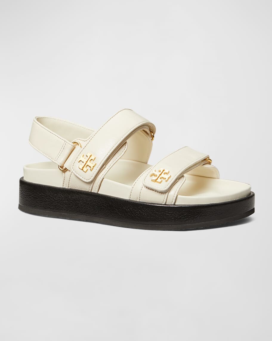 Кожаные спортивные сандалии с двумя ремешками Kira Tory Burch