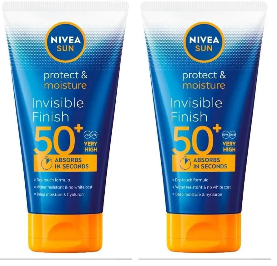 Солнцезащитный лосьон SPF50+ «Protect & Hydrate Invisible Finish» от NIVEA SUN (2 шт.) Nivea Sun