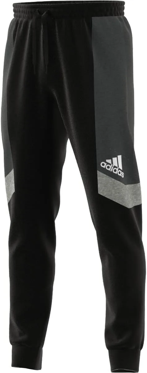 Мужские брюки Adidas Essentials Colorblock, черный/темно-серый