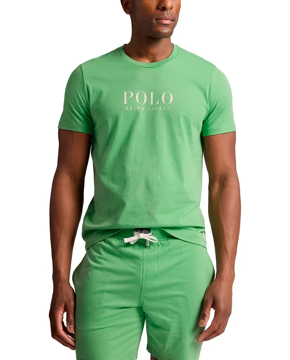 

Мужская пижамная футболка из 100% хлопка Polo Ralph Lauren, зеленый