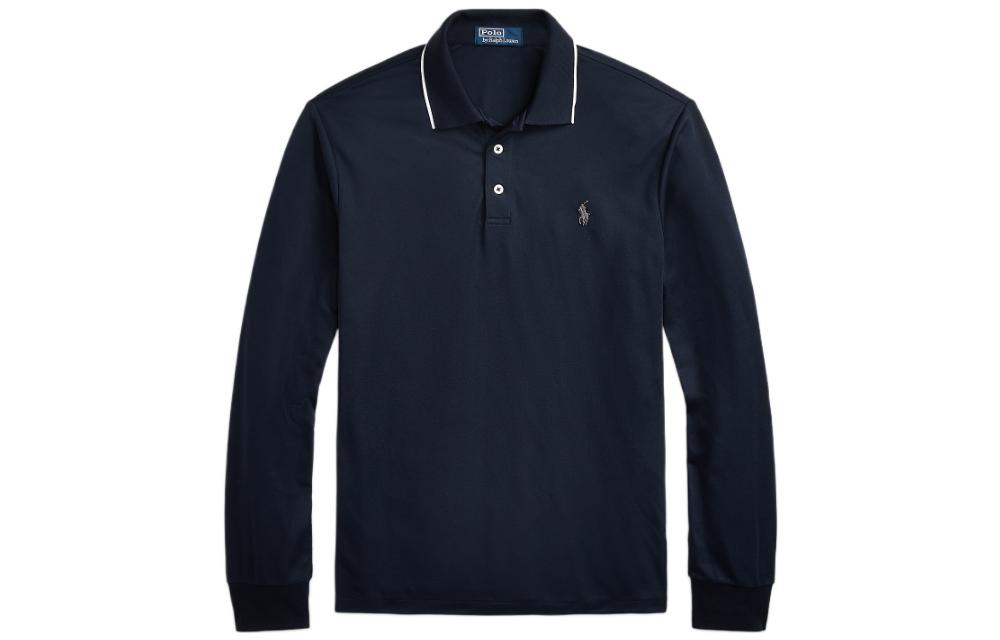 

Футболка поло мужская морская синяя Polo Ralph Lauren