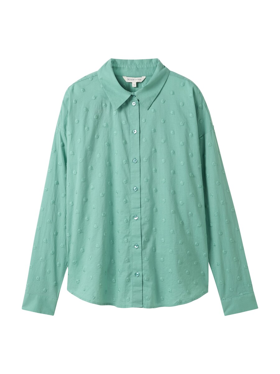 

Рубашка TOM TAILOR DENIM Blouse, цвет neon blue