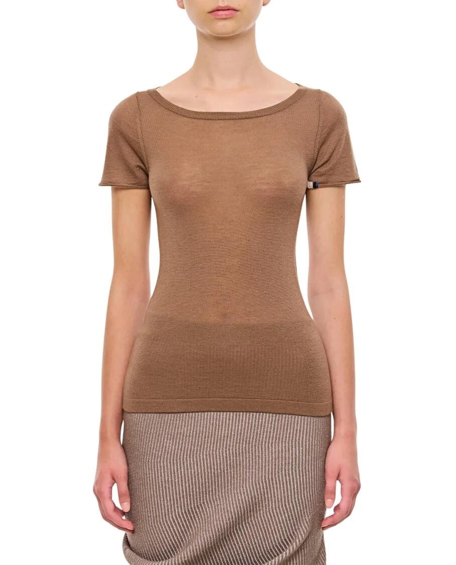 

Кашемировая футболка Extreme Cashmere, коричневый