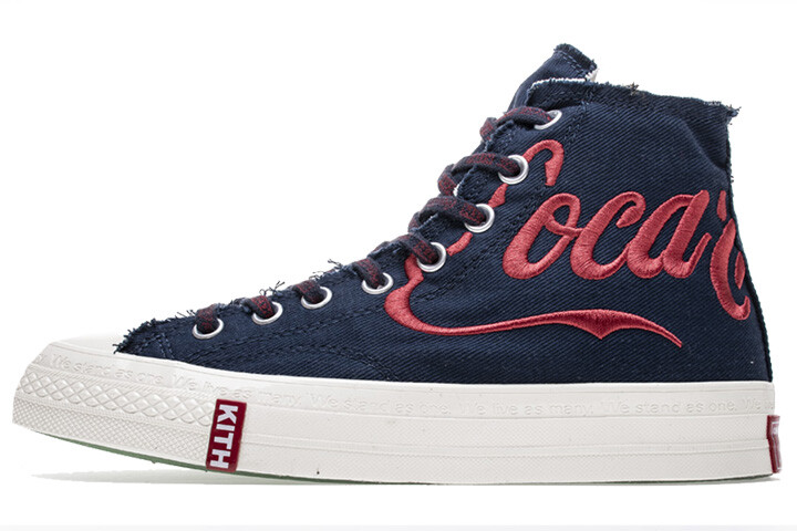 

Кроссовки Converse Chuck Taylor All Star 70 Hi Kith X Coca Cola Navy