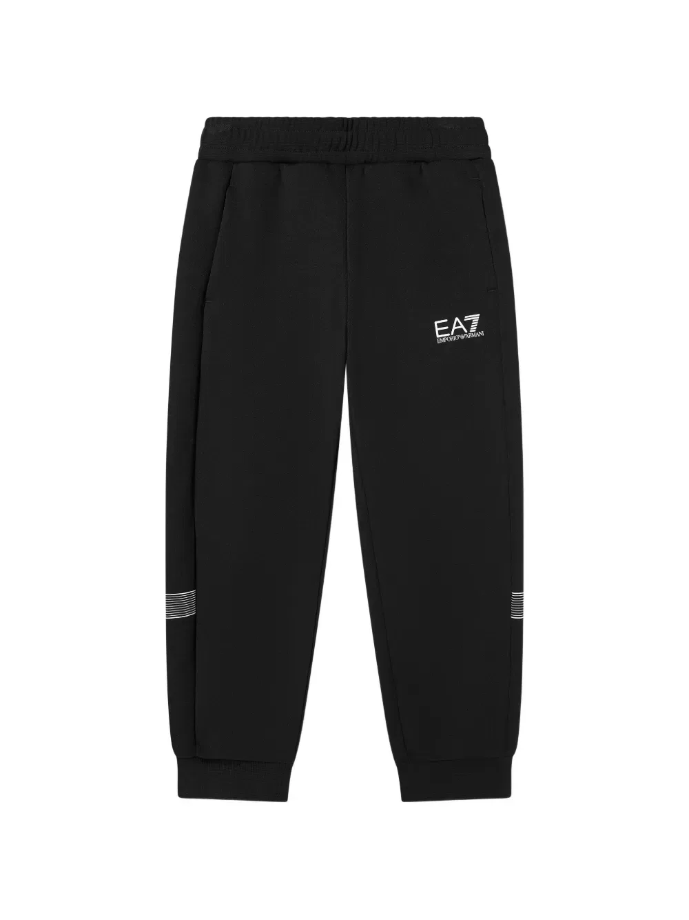 Спортивный костюм с логотипом EA7 Emporio Armani Kids, черный — фото 4