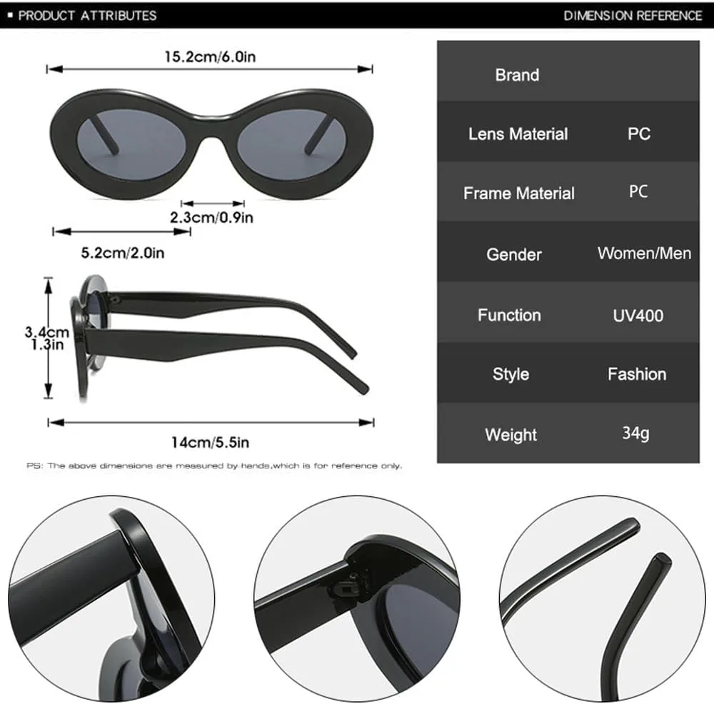 

Овальные солнцезащитные очки для женщин, модные, зеленые и фиолетовые оттенки, защита от ультрафиолета UV400, солнцезащитные очки для мужчин HVTVTLA, Pink Pink Tea