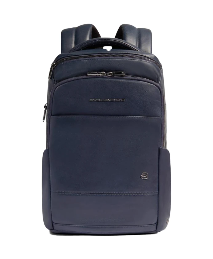 

Настраиваемый рюкзак для ноутбука с отделением для iPad mini, противоударной подкладкой и защитой от RFID-сканирования. Piquadro, синий