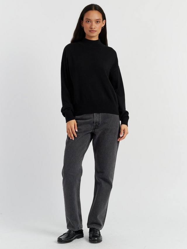 

Джемпер с воронкообразным воротником из шерсти Chinti & Parker, Black