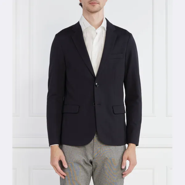 

Элегантная куртка классического кроя Emporio Armani, синий