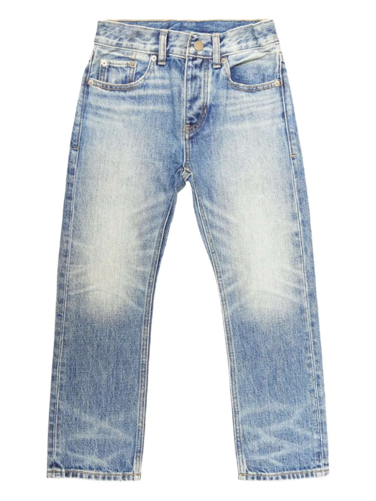 

FEAR OF GOD ESSENTIALS KIDS выцветшие джинсы, синий