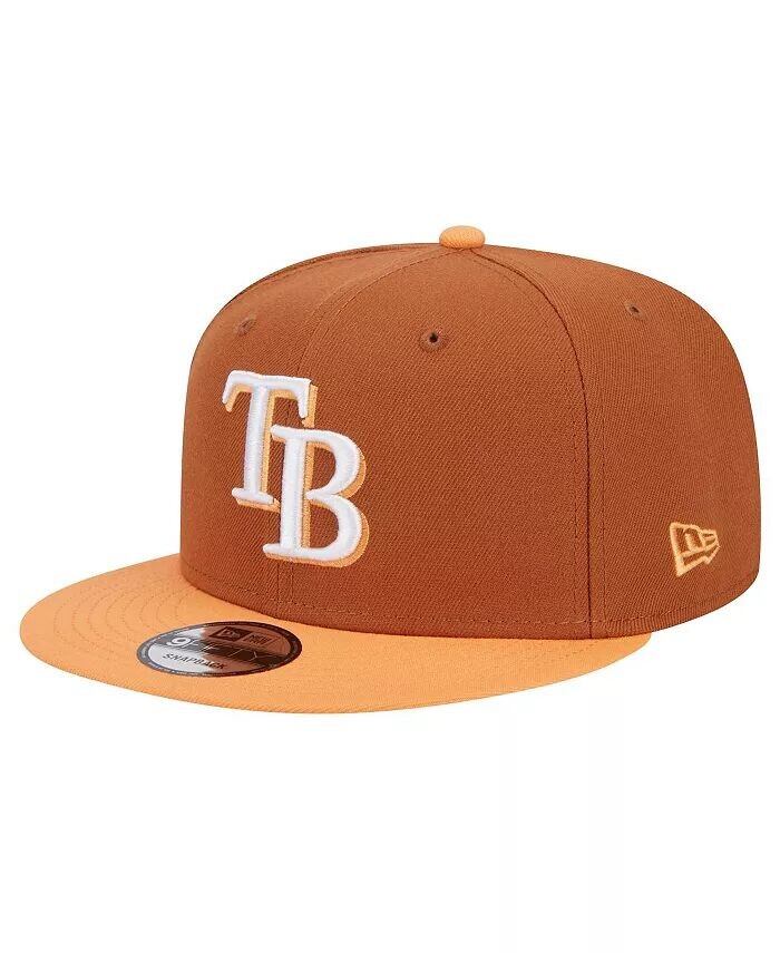 

Мужская коричневая двухцветная бейсболка Tampa Bay Rays Spring Color 9FIFTY Snapback New Era, коричневый