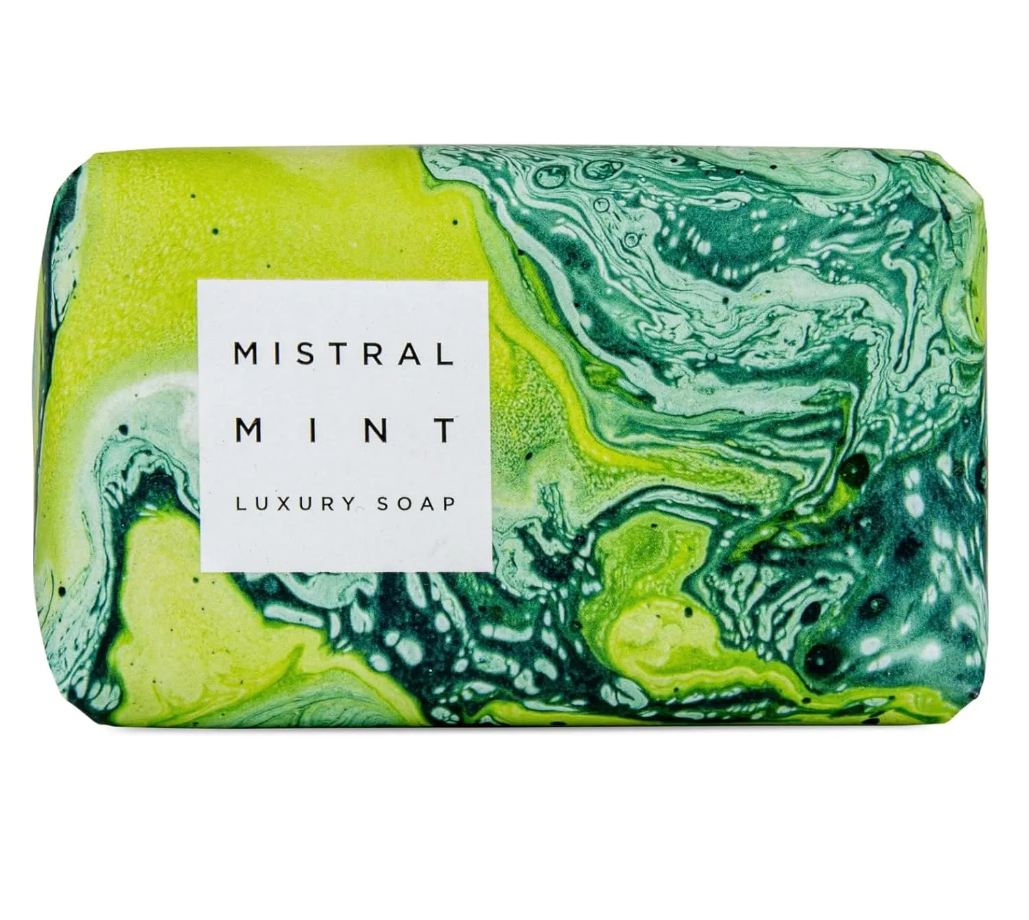 Мыло Mistral Marbles с маслом ши и мятой 198.45 г (1 шт.), olive