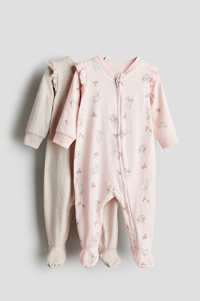 

Упаковка из 2 пижам на молнии H&M, мультиколор