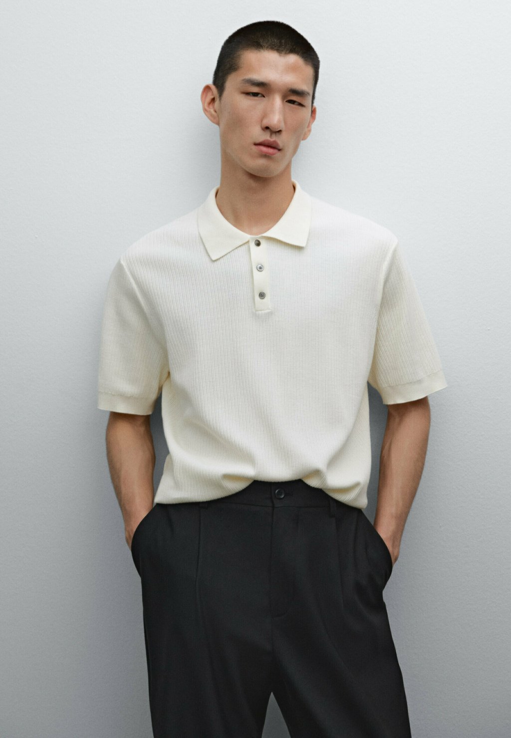 

Рубашка поло Massimo Dutti, белый