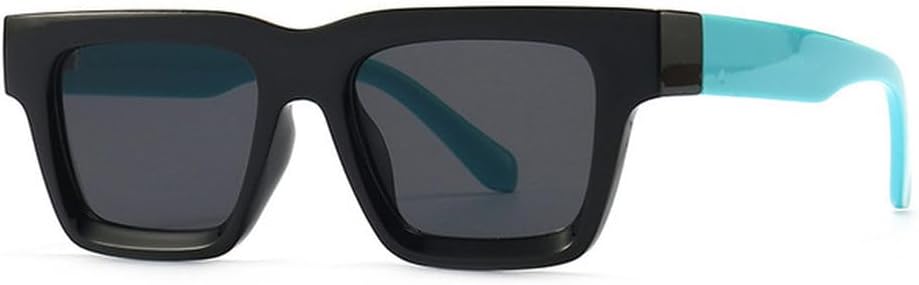 

Популярные цветные солнцезащитные очки для женщин, ретро-очки, модные солнцезащитные очки для мужчин с градиентным покрытием и защитой от УФ-излучения UV400 TVTBBVV, Blue