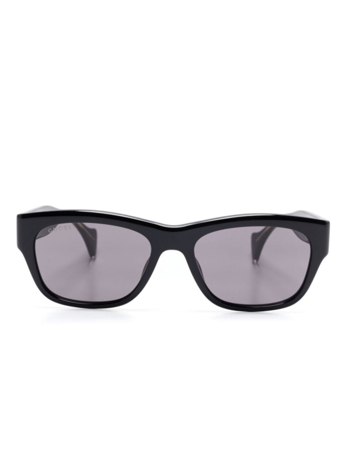 

Gucci Eyewear солнцезащитные очки в прямоугольной оправе, черный