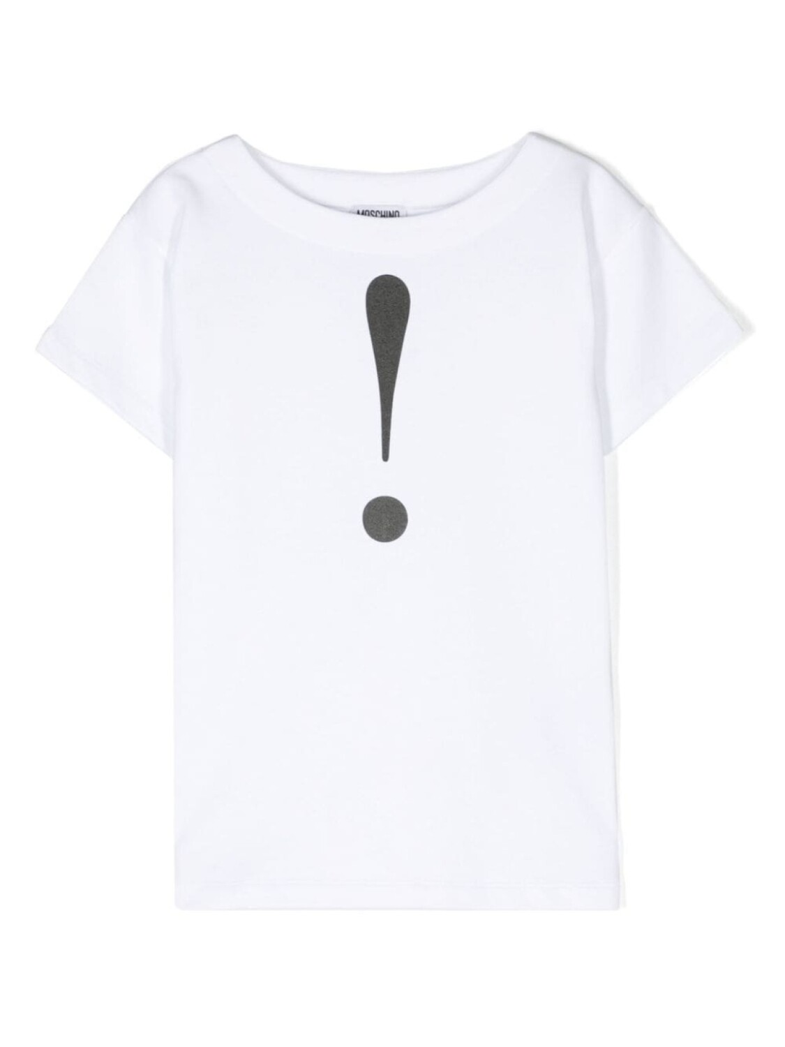 

Moschino Kids платье-футболка с графичным принтом, белый