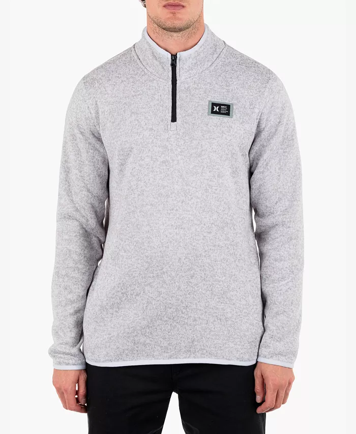 

Мужская толстовка Mesa Ridgeline с молнией на 1/4 Hurley, белый