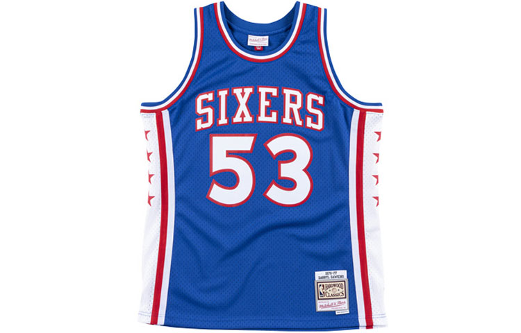 

Футболка баскетбольная Mitchell & Ness мужская синяя Mitchell Ness