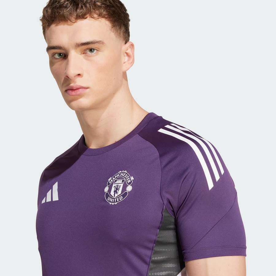 Джерси ADIDAS PERFORMANCE Manchester United Tiro 25 Competition, темно-фиолетовый — фото 4