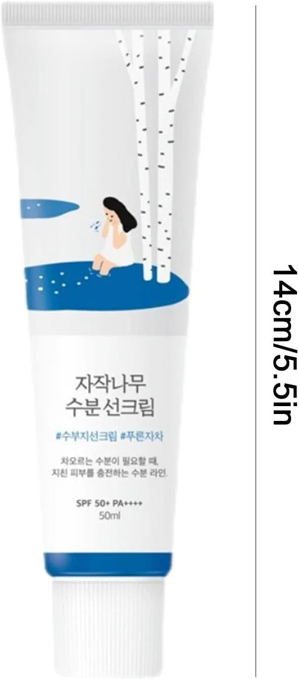 Солнцезащитный крем для лица Round Lab Birch Juice Sunscreen SPF 50+ PA++++, 2x50 мл Bonsem — фото 2