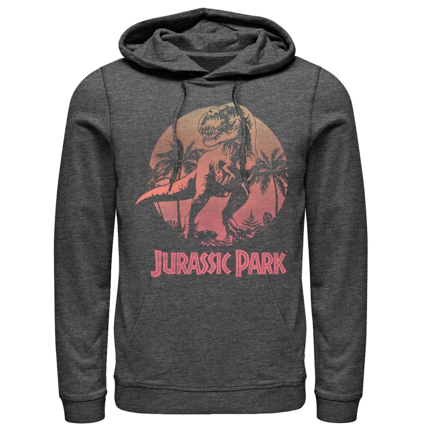 

Мужская толстовка с капюшоном T-Rex Gradient Sunset Jurassic Park