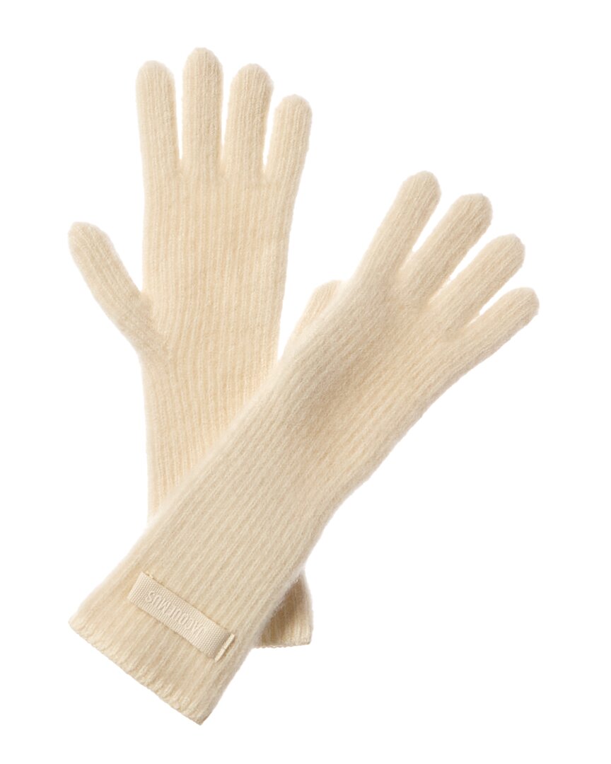 

Перчатки Jacquemus Les Gants Gros Alpaca и полушерстяные перчатки, белый