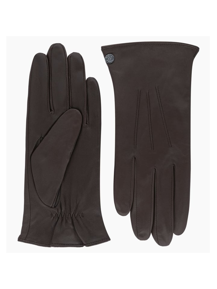 

Кожаные перчатки Roeckl Handschuh, коричневый