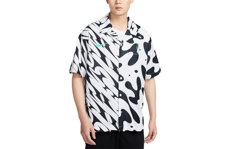 

Мужская рубашка Nike, цвет Black/White