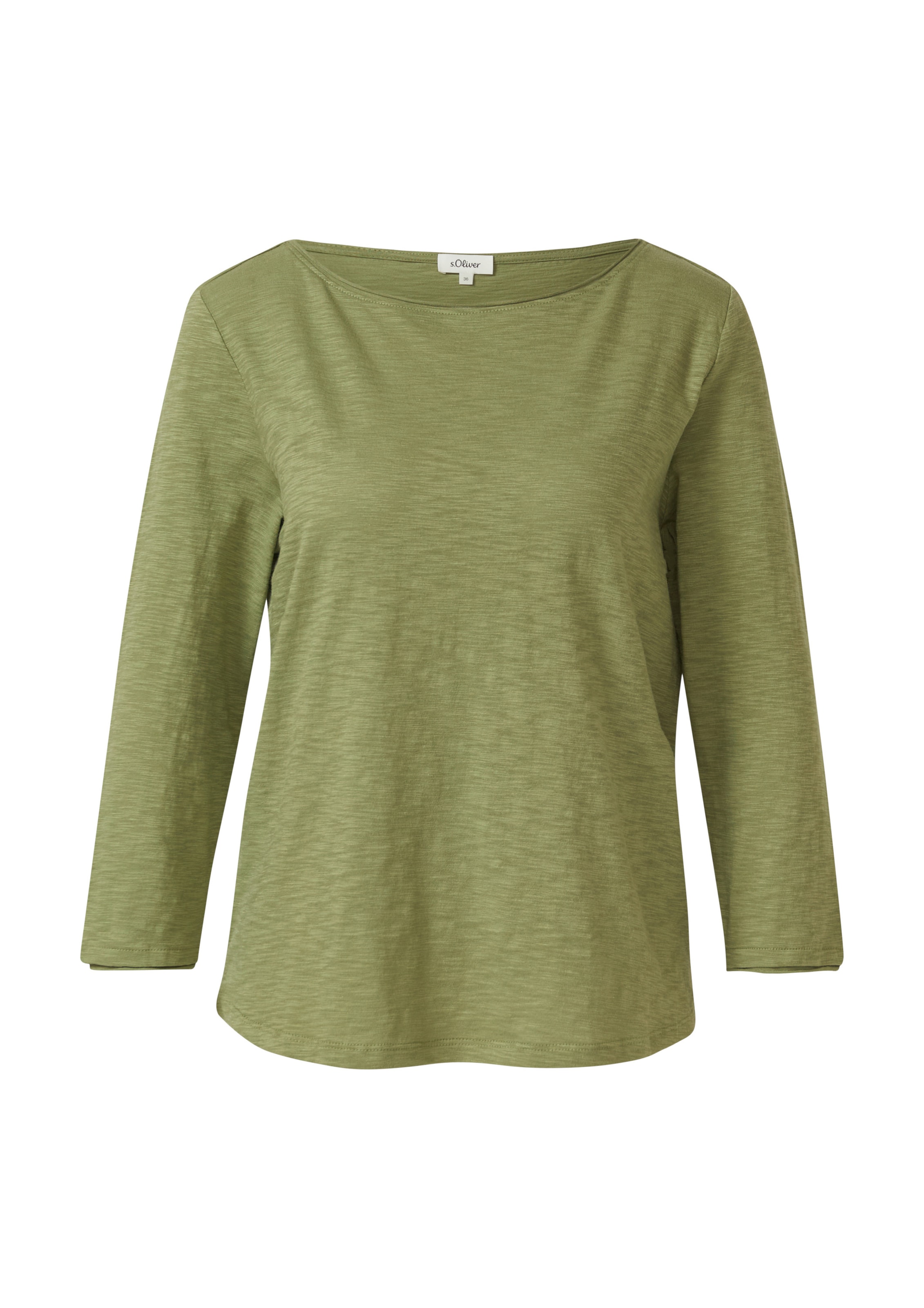 

s.Oliver Лонгслив в оливковом цвете