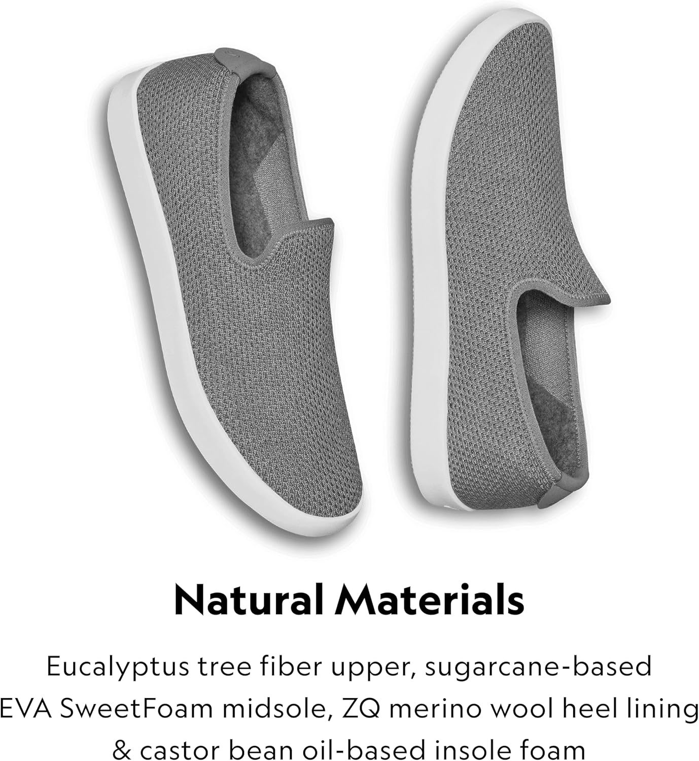 Мужские кроссовки Allbirds Tree Lounger, повседневные слипоны, машинная стирка, изготовлены из натуральных материалов, белый — фото 3