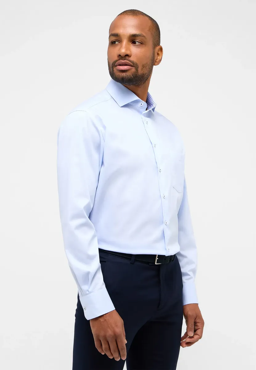 

Рубашка Eterna с длинными рукавами "MODERN FIT", голубой