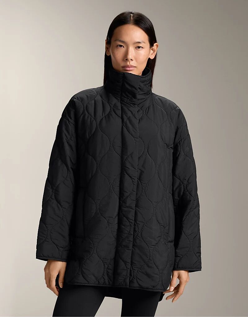 

Легкая водоотталкивающая куртка свободного кроя Fellex® Aerogel черного цвета от OYSHO