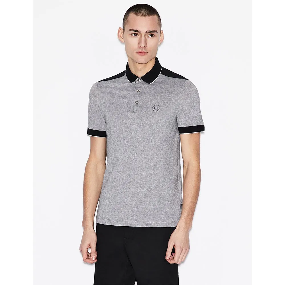 

Поло Armani Exchange 8NZF76_Z8M5Z, серый