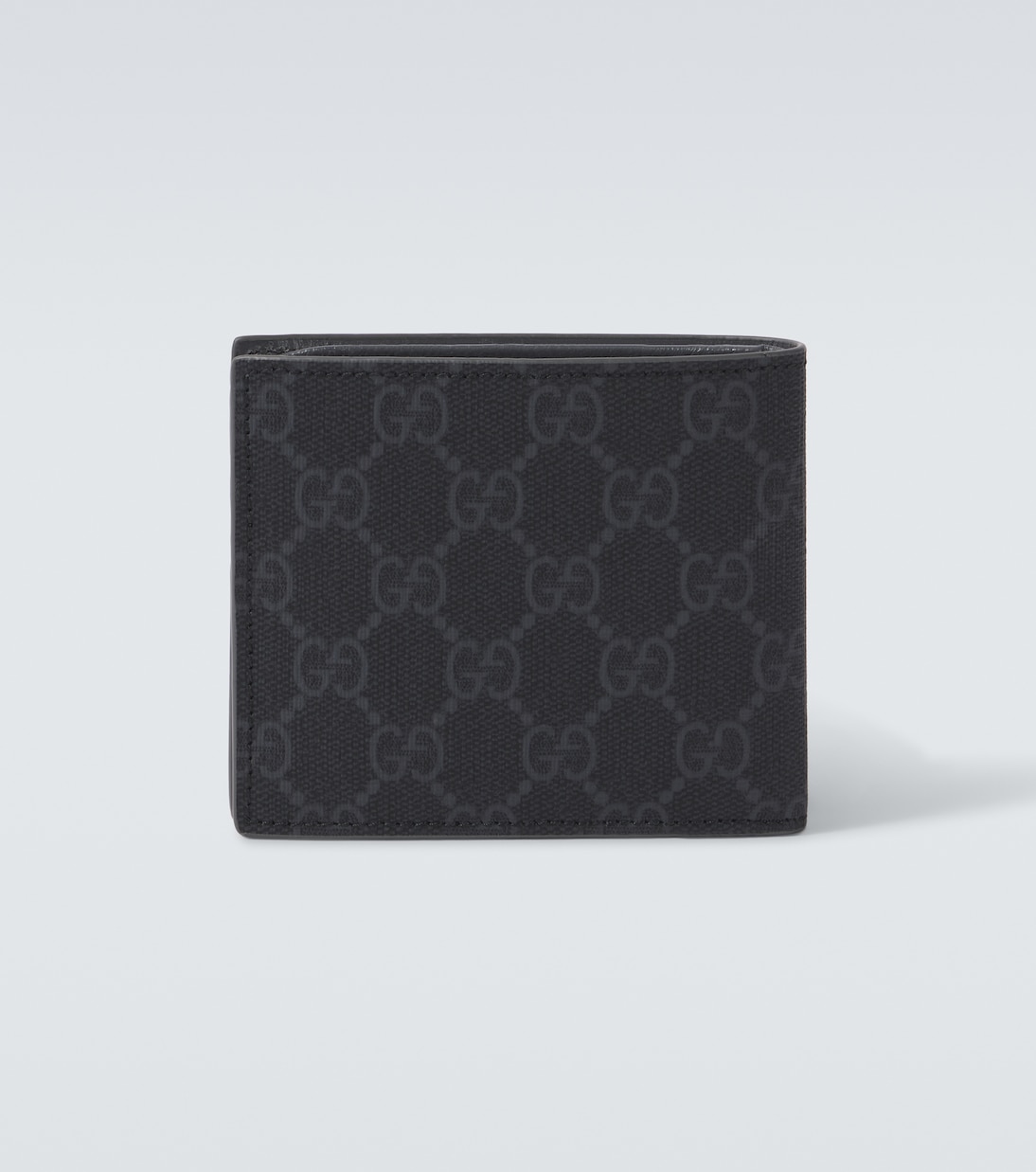 GG Canvas кошелек-книжка Gucci, Black/Steel/Steel — фото 3