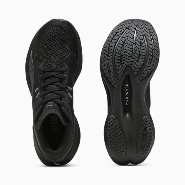 Женские кроссовки для бега по шоссе с широкими ступнями Deviate Nitro 3 Puma, черный — фото 4