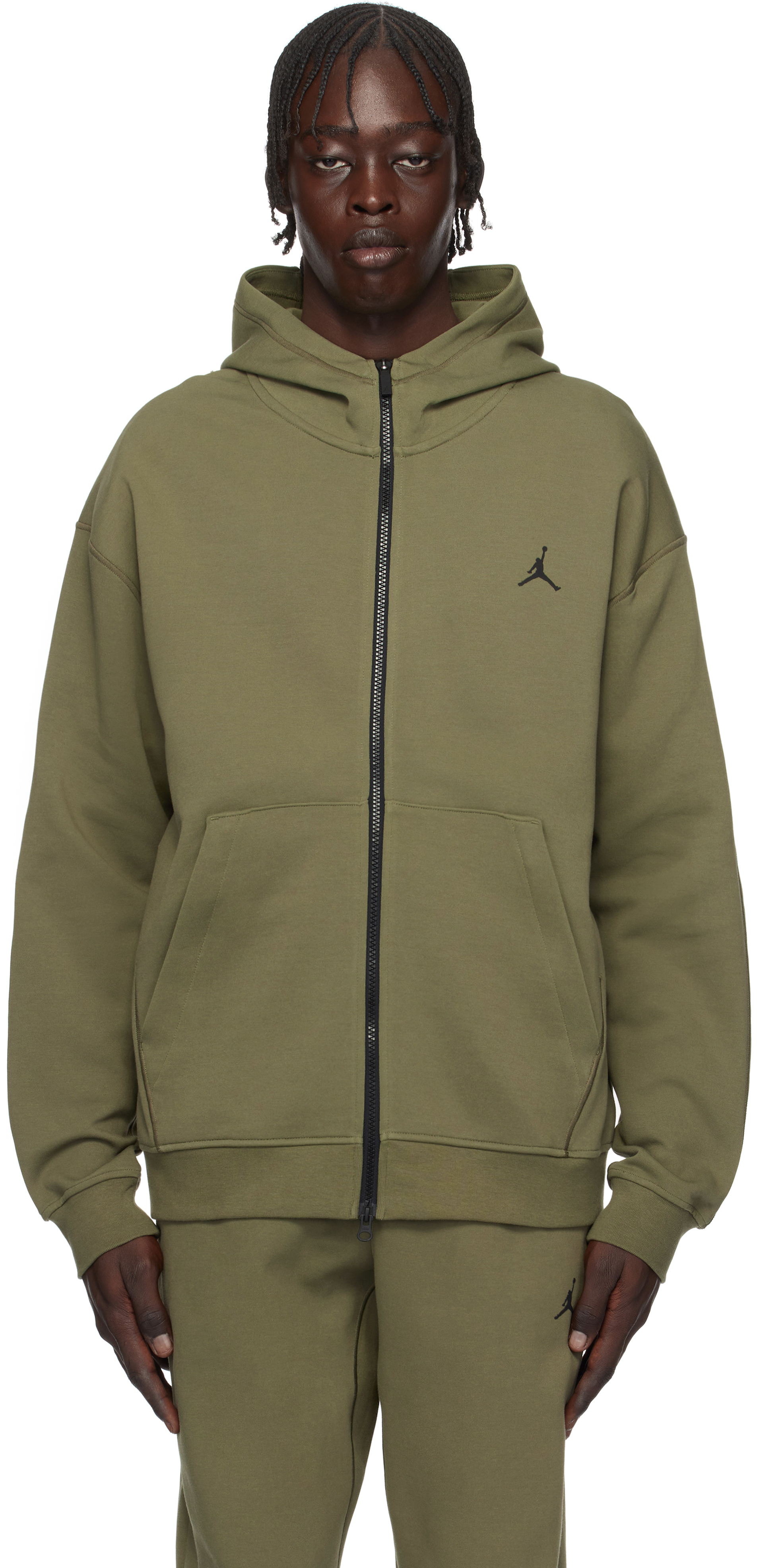 

Толстовка Jordan Sport Hoop Fleece Hoodie цвета хаки Nike Jordan