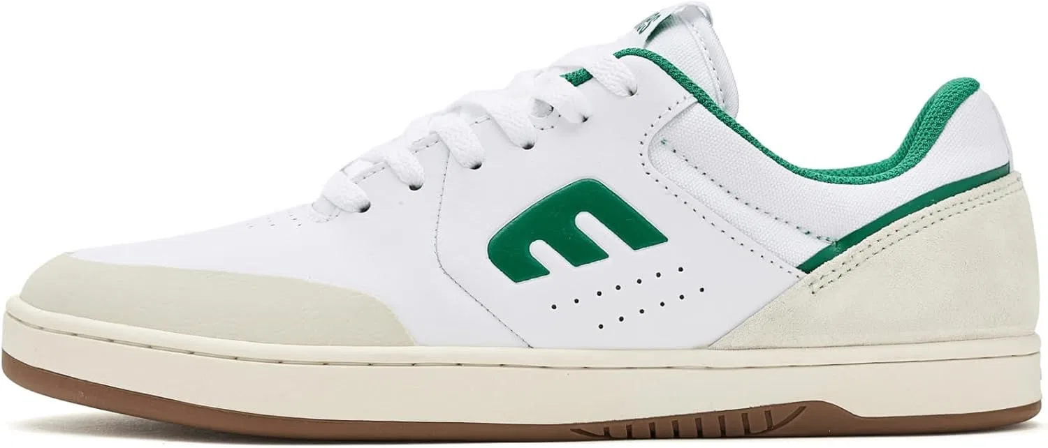 Кроссовки для скейтбординга Etnies Marana, белый/белый/зеленый — фото 4