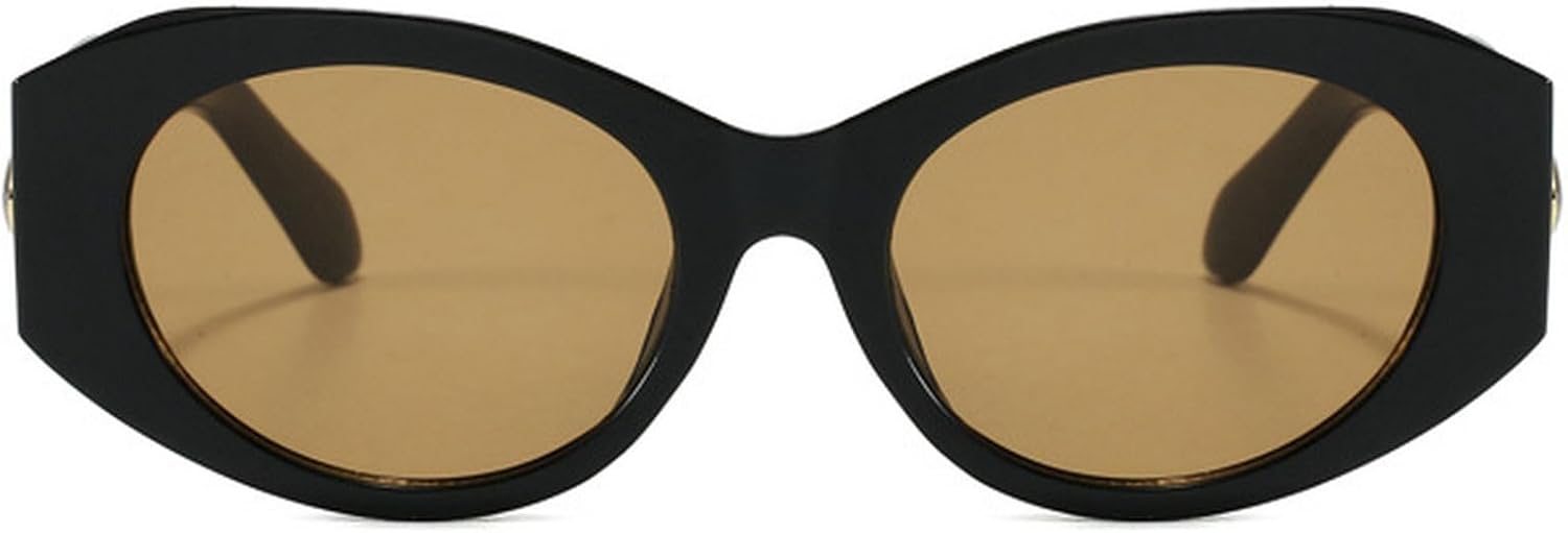 

Ретро-солнцезащитные очки «кошачий глаз» для женщин, стильная оправа с бриллиантами, черные и коричневые солнцезащитные очки, винтажные, модные, с защитой от УФ-излучения mincl, Black Brown